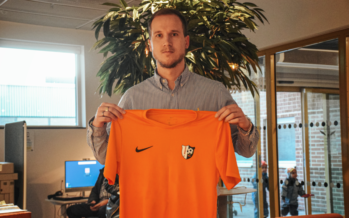 Anton Strandberg blir tränare.